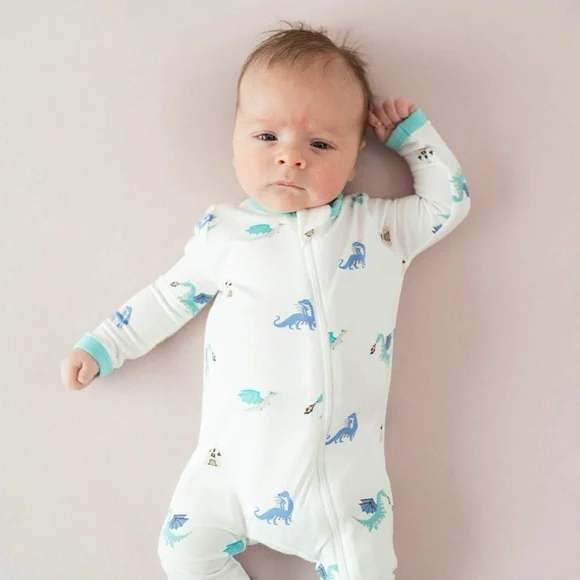 Kyte Baby Zippered Romper - Dragon